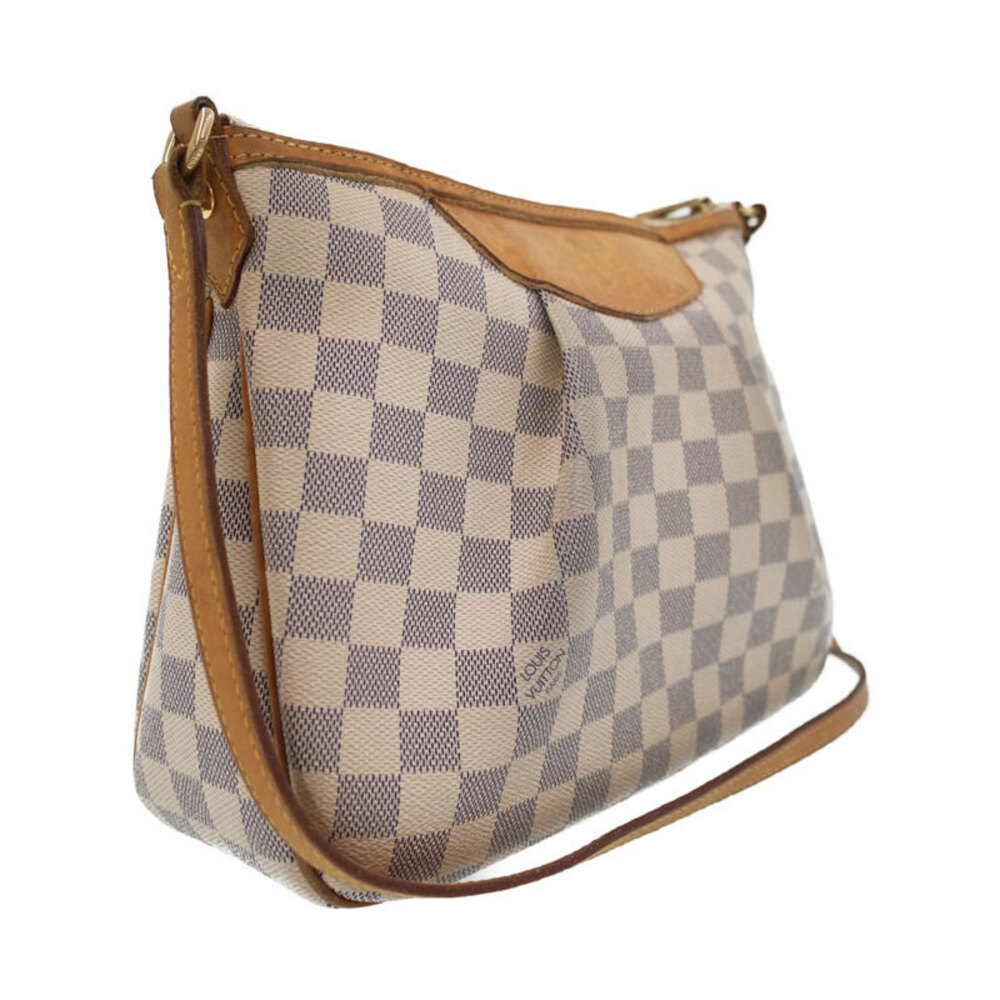 Louis Vuitton Azur Shoulder Siracusa Bag White Damier - Picture 1 of 8